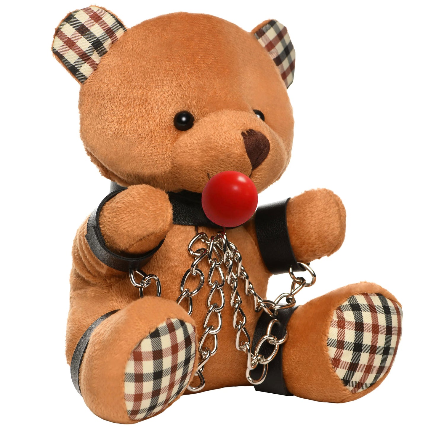 Gagged Teddy Bear Plush - Not Very Vanilla