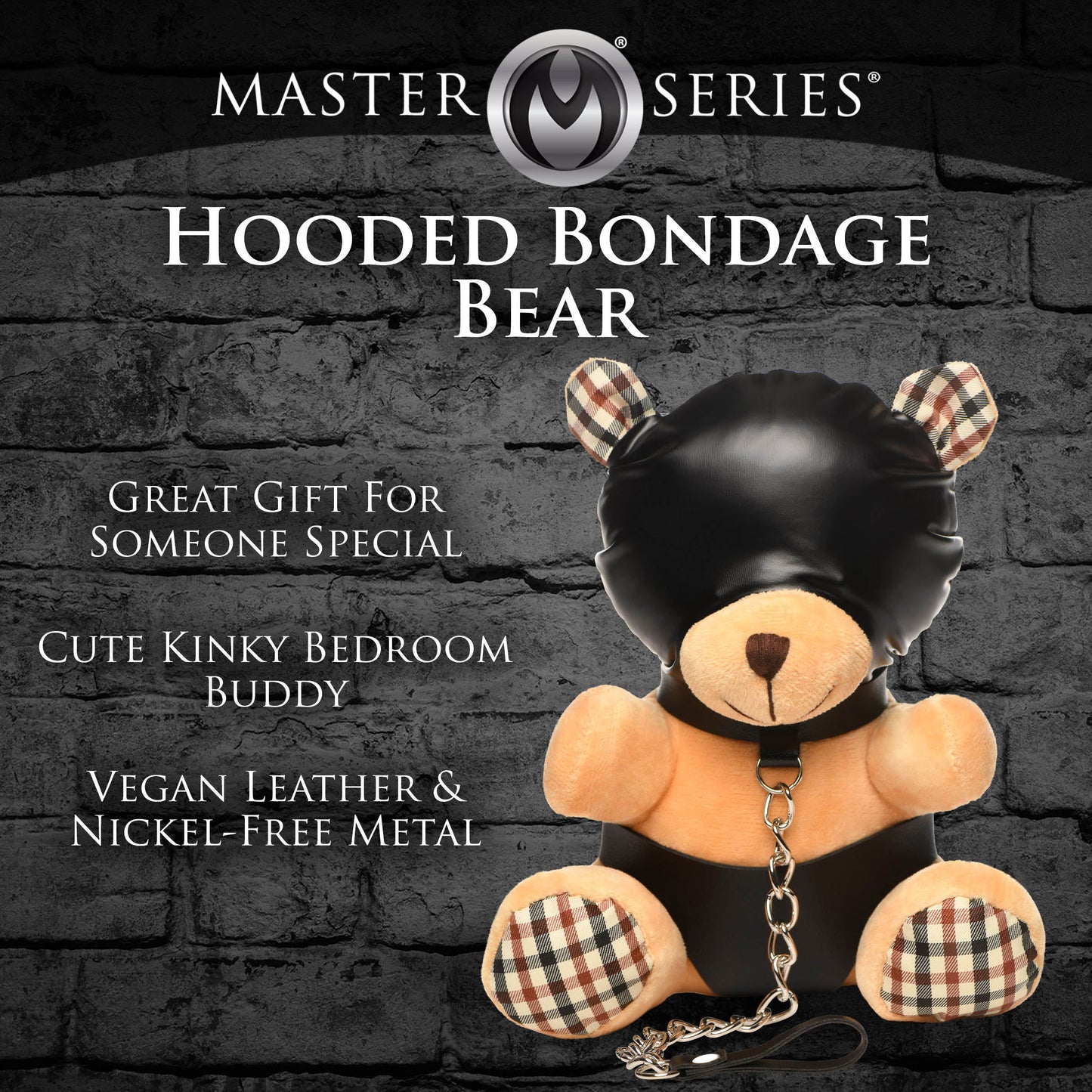 Hooded Teddy Bear Plush - Not Very Vanilla