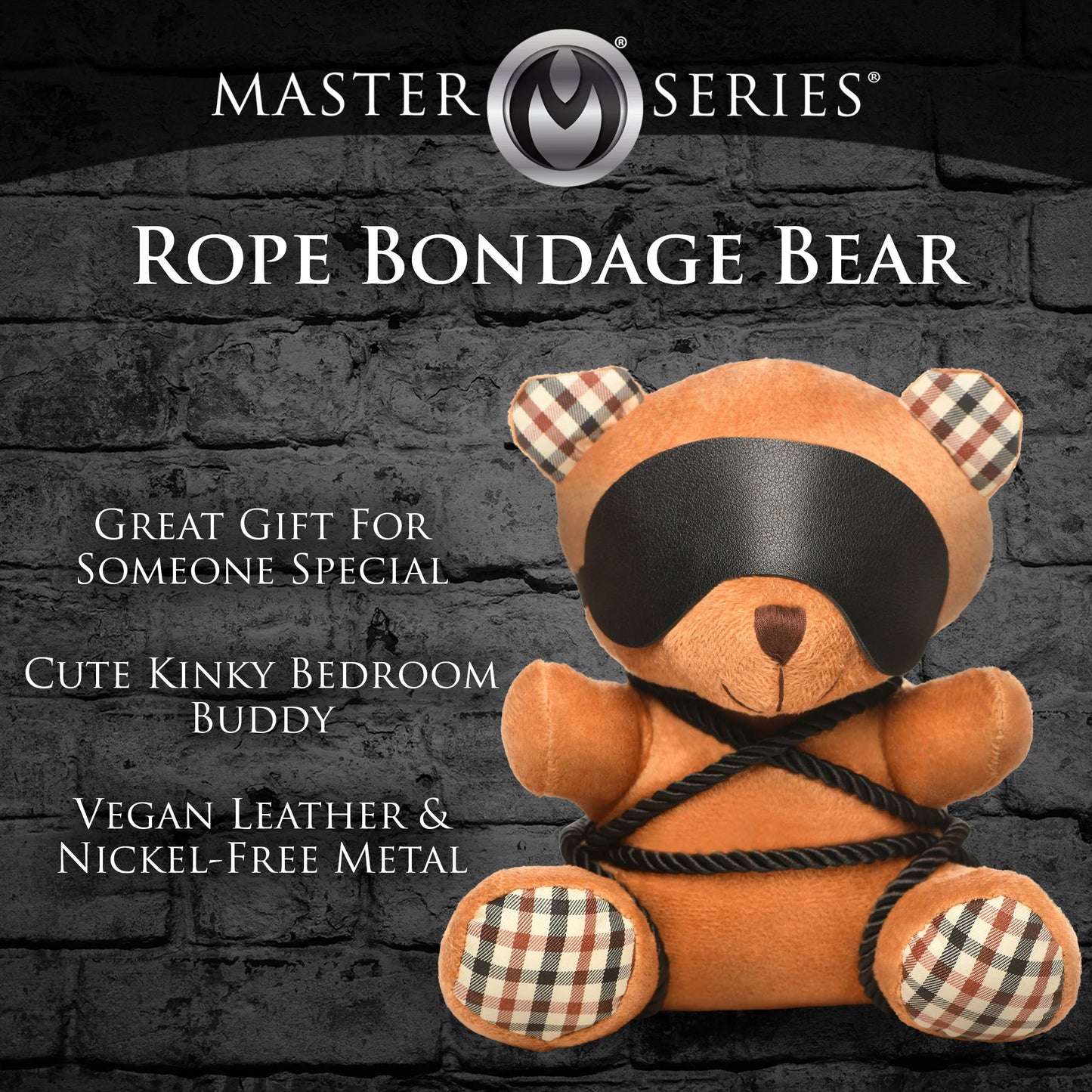 Rope Teddy Bear Plush - Not Very Vanilla