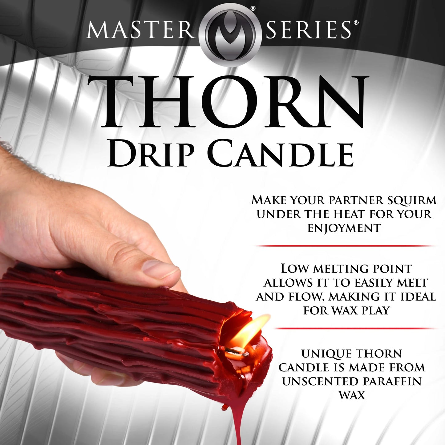 Thorn Drip Candle - Red - Not Very Vanilla