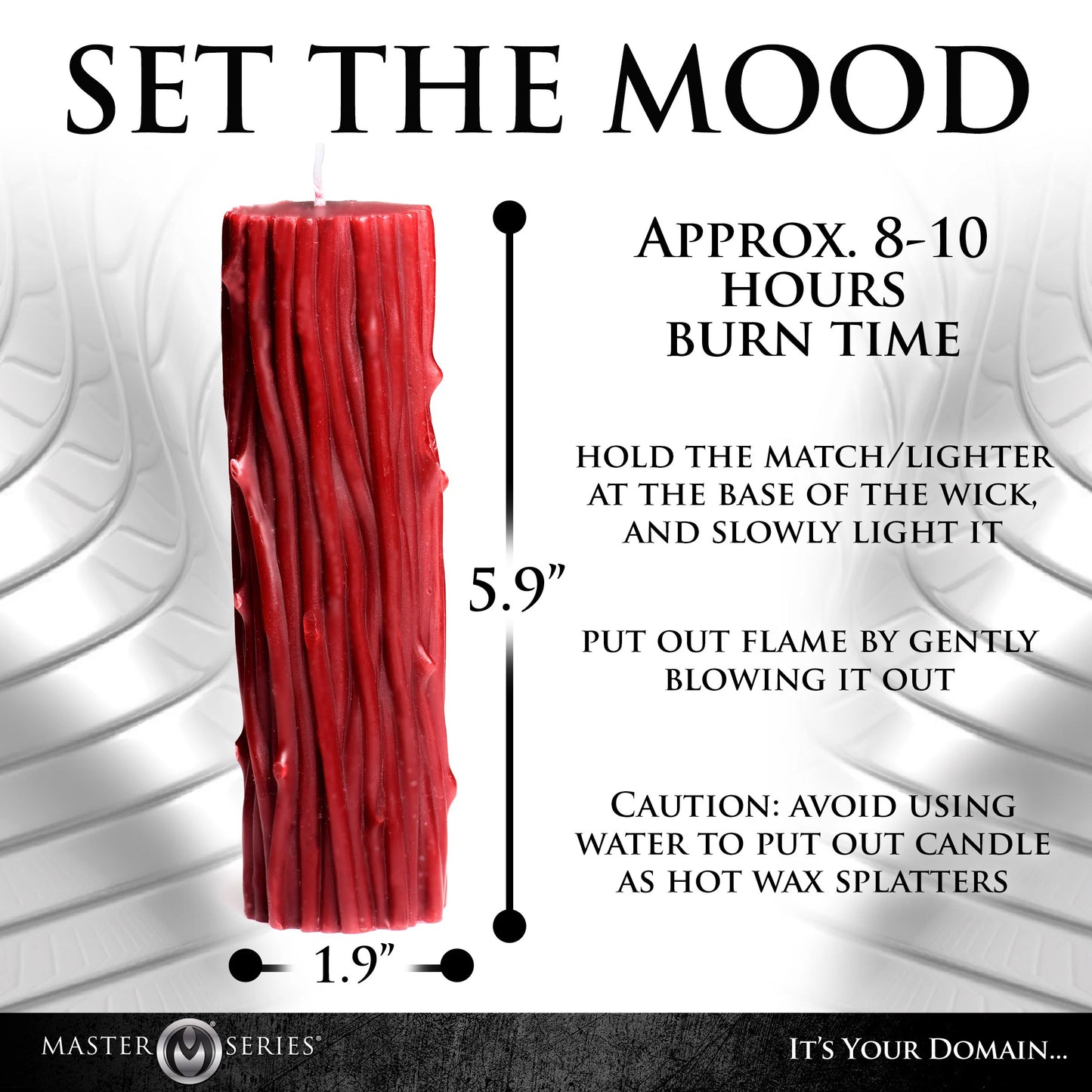 Thorn Drip Candle - Red - Not Very Vanilla