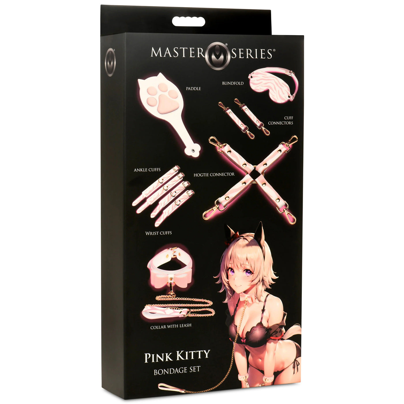 Pink Kitty Bondage Set - White/pink - Not Very Vanilla