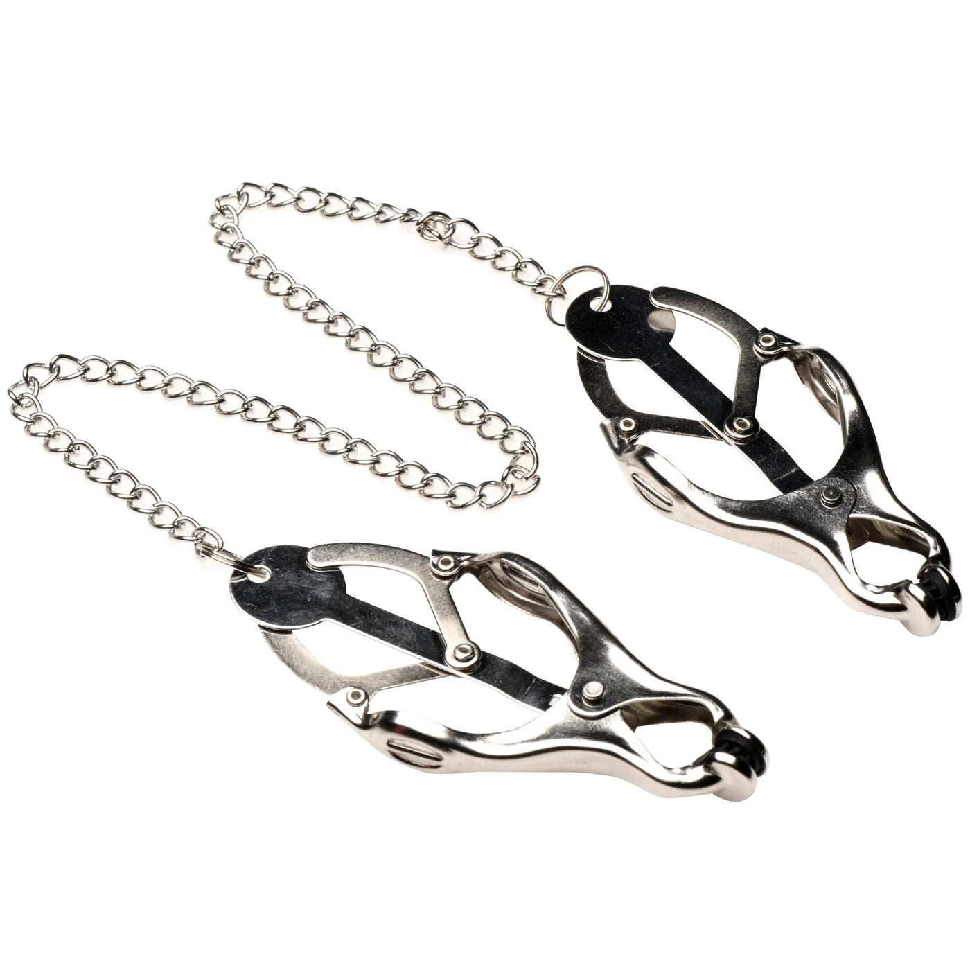 Primal Spiked Clover Nipple Clamps - Silver - Not Very Vanilla