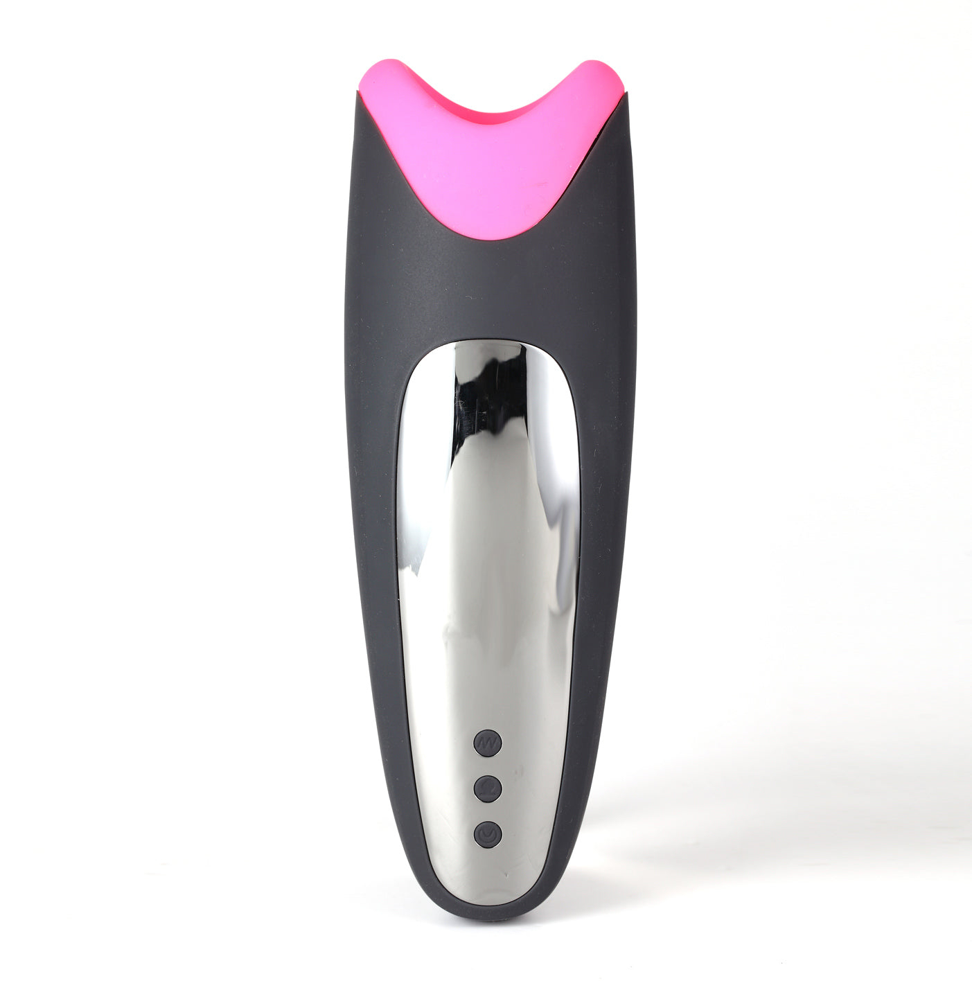 Piper USB Rechargeable Multi Function Masturbator With Suction - Black/pink - Not Very Vanilla