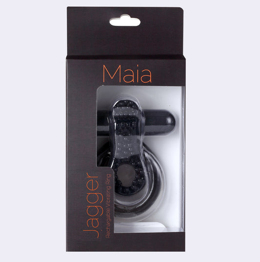 Jagger Vibrating Erection Enhancer Ring - Black