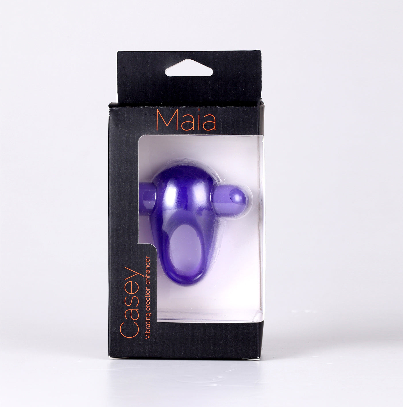 Casey Vibrating Erection Enhancer Ring - Purple