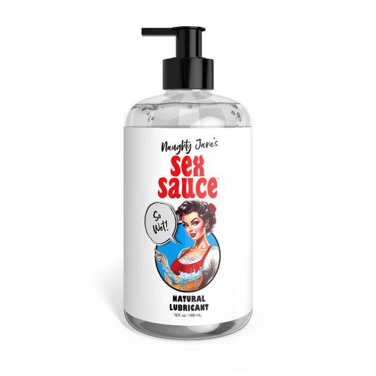 Naughty Jane's Sex Sauce Natural Lubricant 16oz - Not Very Vanilla