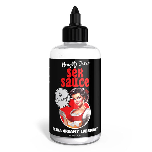 Naughty Jane's Sex Sauce Extra Creamy Lubricant 8 Oz - Not Very Vanilla