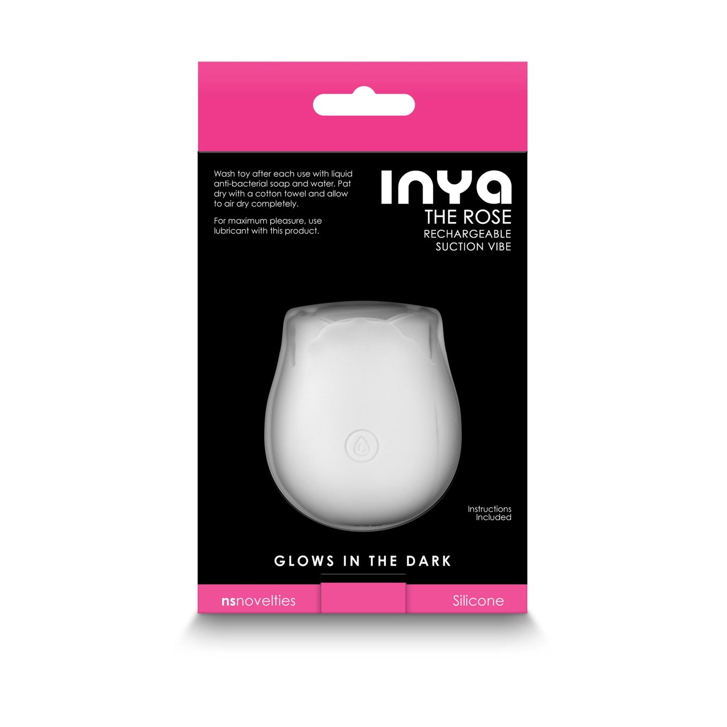 Inya - the Rose - Glow in the Dark - White - Not Very Vanilla