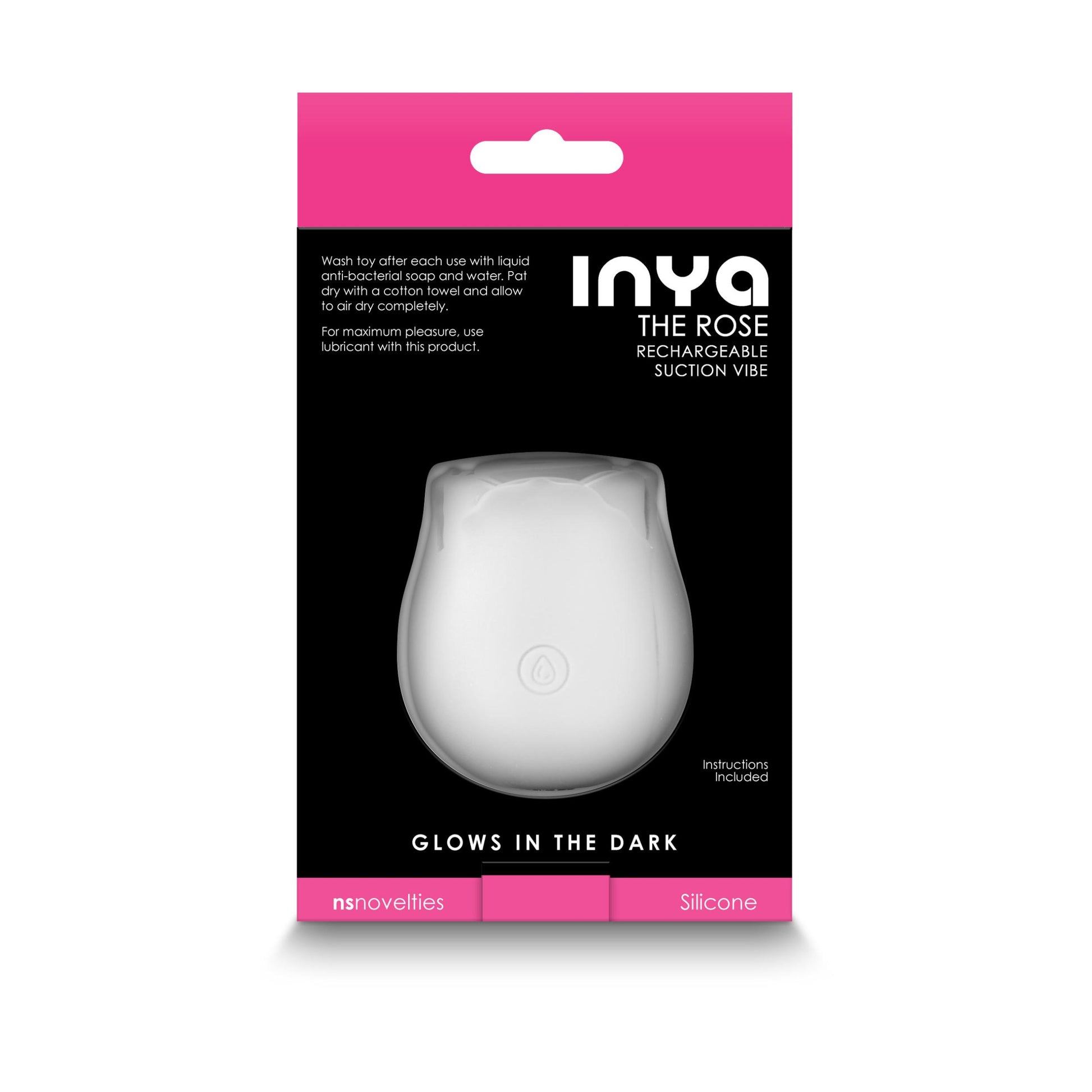 Inya - the Rose - Glow in the Dark - White - Not Very Vanilla