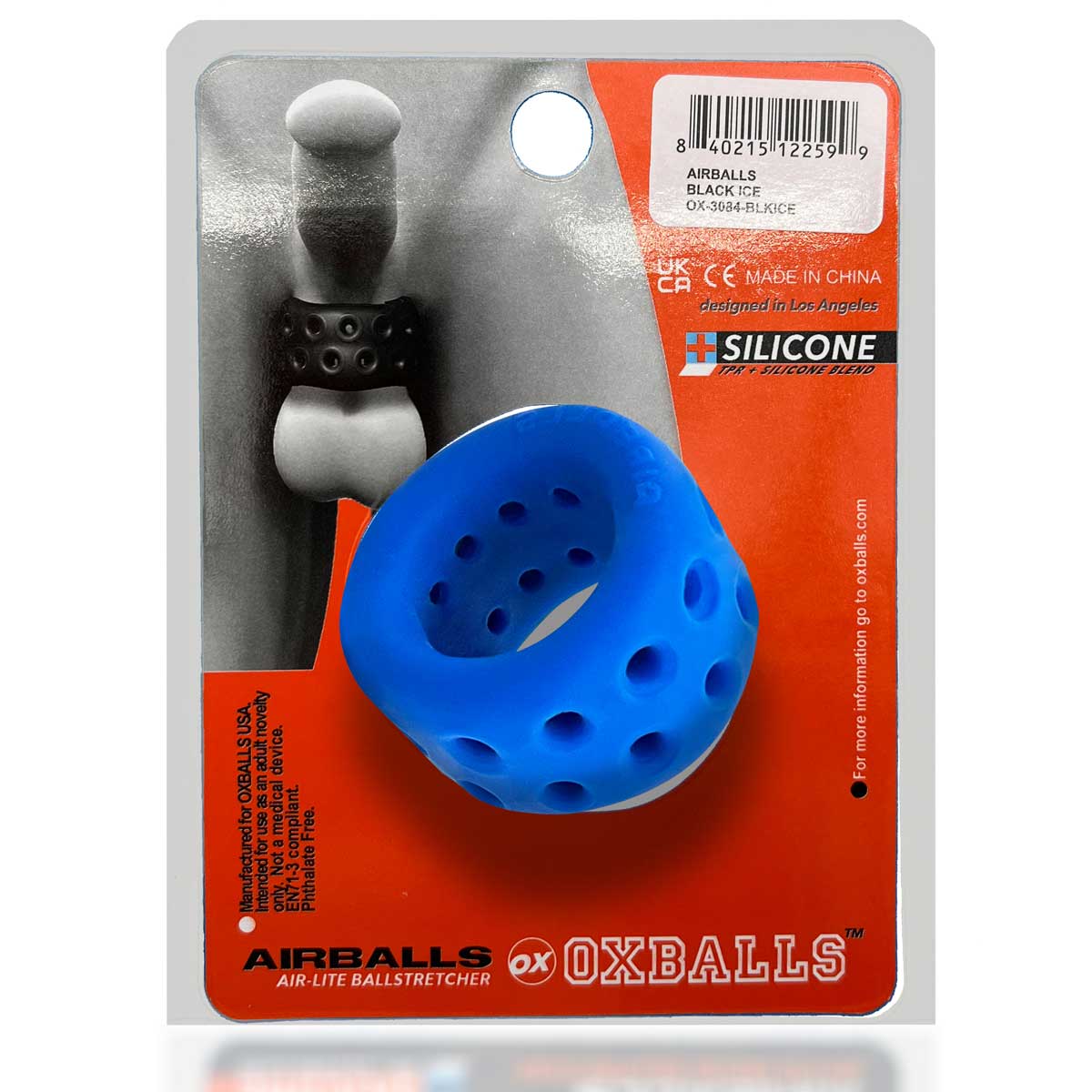 Airballs Air-Lite Vented Ball Stretcher - Pool Ice - Not Very Vanilla