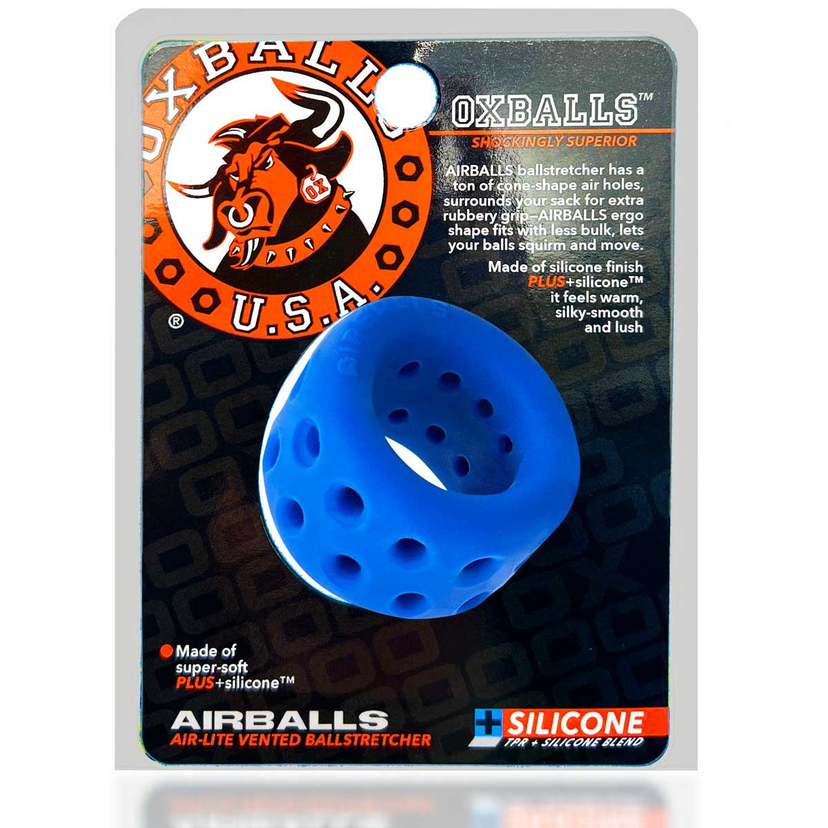 Airballs Air-Lite Vented Ball Stretcher - Pool Ice - Not Very Vanilla