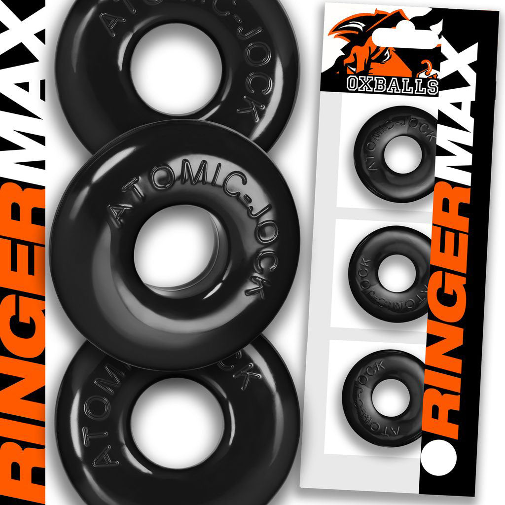 Ringer Max 3-Pack - Black - Not Very Vanilla