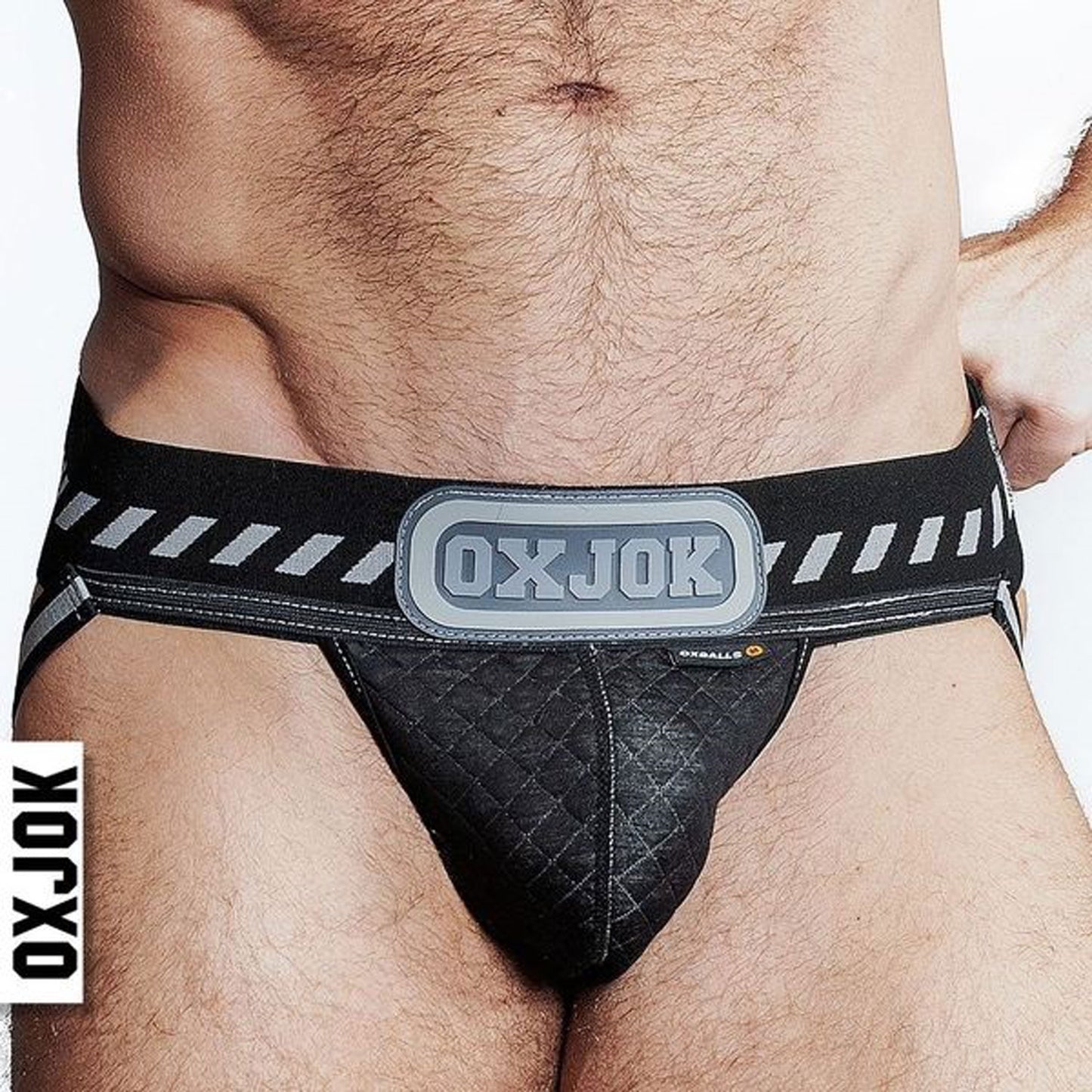 Packer Industrial Quilted Cargo Strapjock Black Puff Medium - Not Very Vanilla