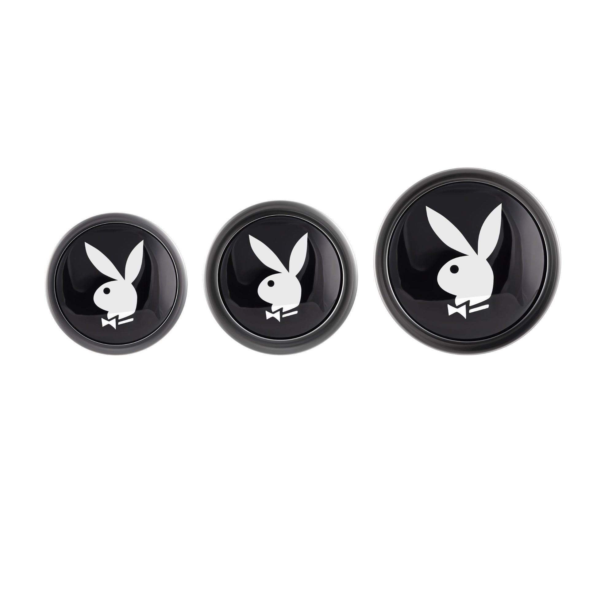 Pleasure 3 Ways - Butt Plug - Hematite - Not Very Vanilla