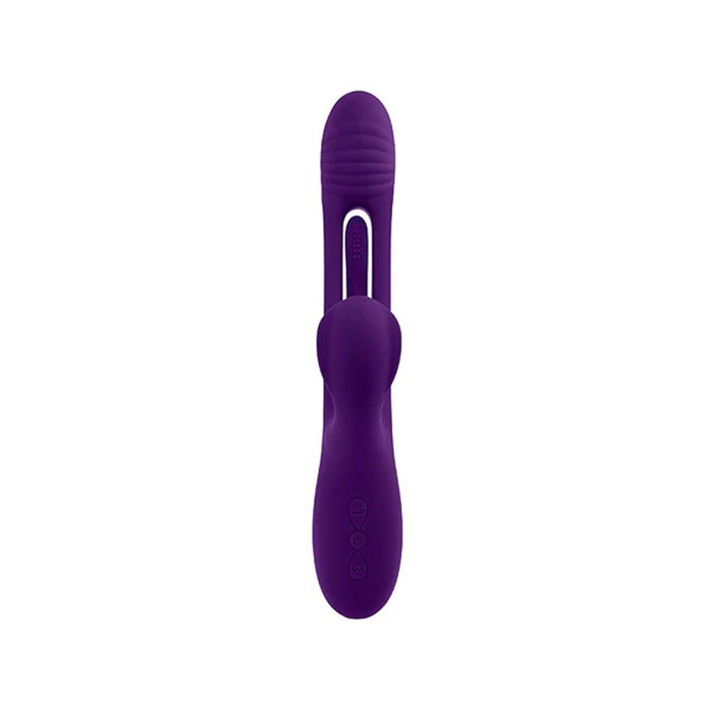 Playboy Pleasure - the Thrill Rabbit Vibrator - Purple - Not Very Vanilla