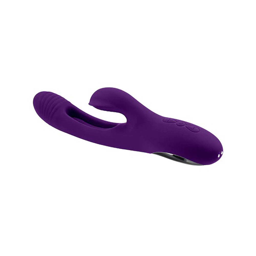 Playboy Pleasure - the Thrill Rabbit Vibrator - Purple - Not Very Vanilla