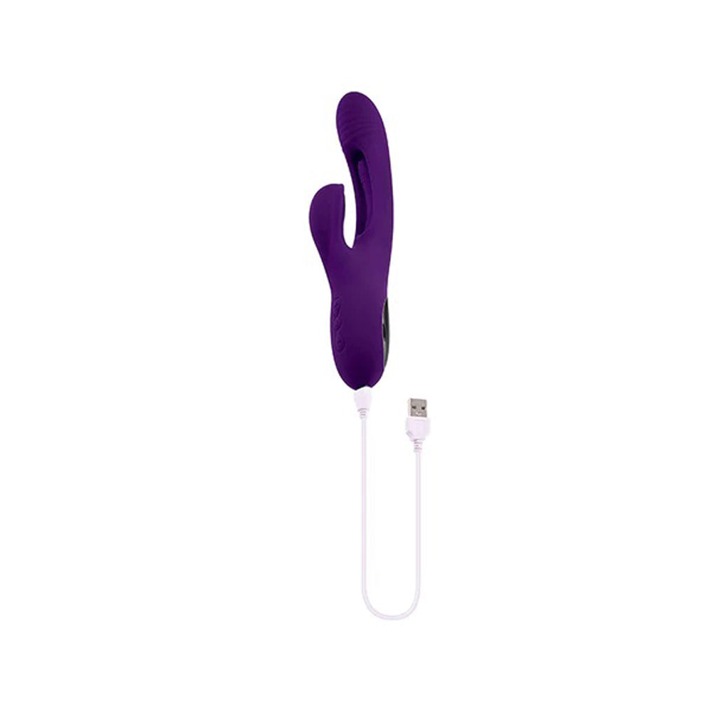 Playboy Pleasure - the Thrill Rabbit Vibrator - Purple - Not Very Vanilla