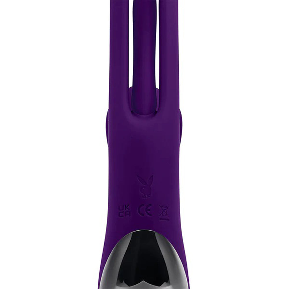 Playboy Pleasure - the Thrill Rabbit Vibrator - Purple - Not Very Vanilla