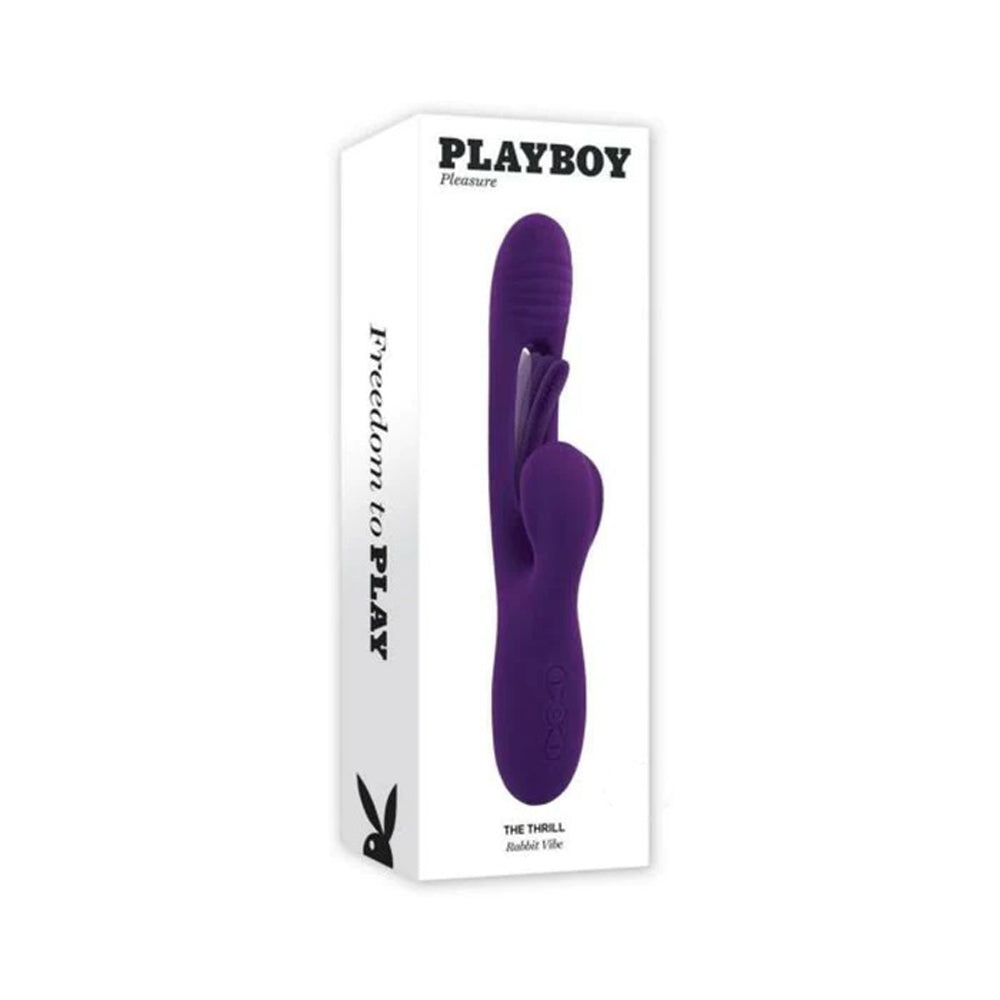 Playboy Pleasure - the Thrill Rabbit Vibrator - Purple - Not Very Vanilla