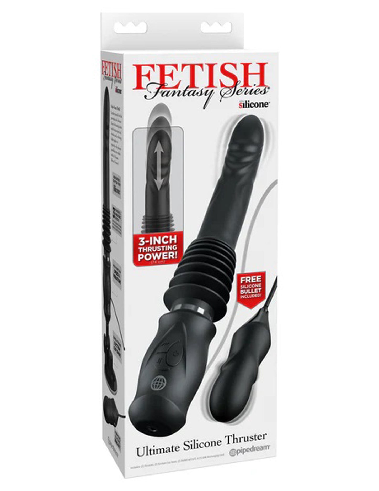 Fetish Fantasy Series Ultimate Silicone Thruster - Balck