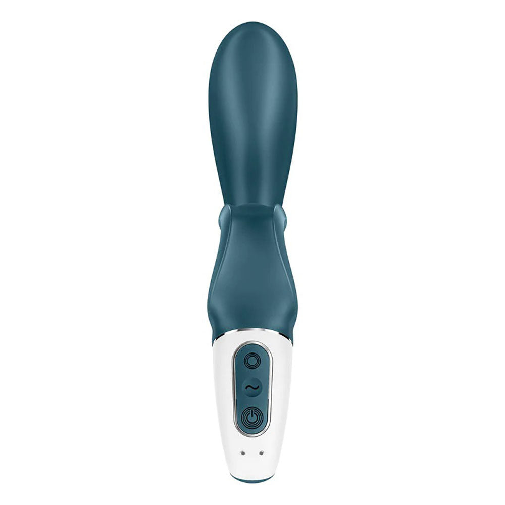 Hug Me - Rabbit Vibrator - Grey/blue - Not Very Vanilla