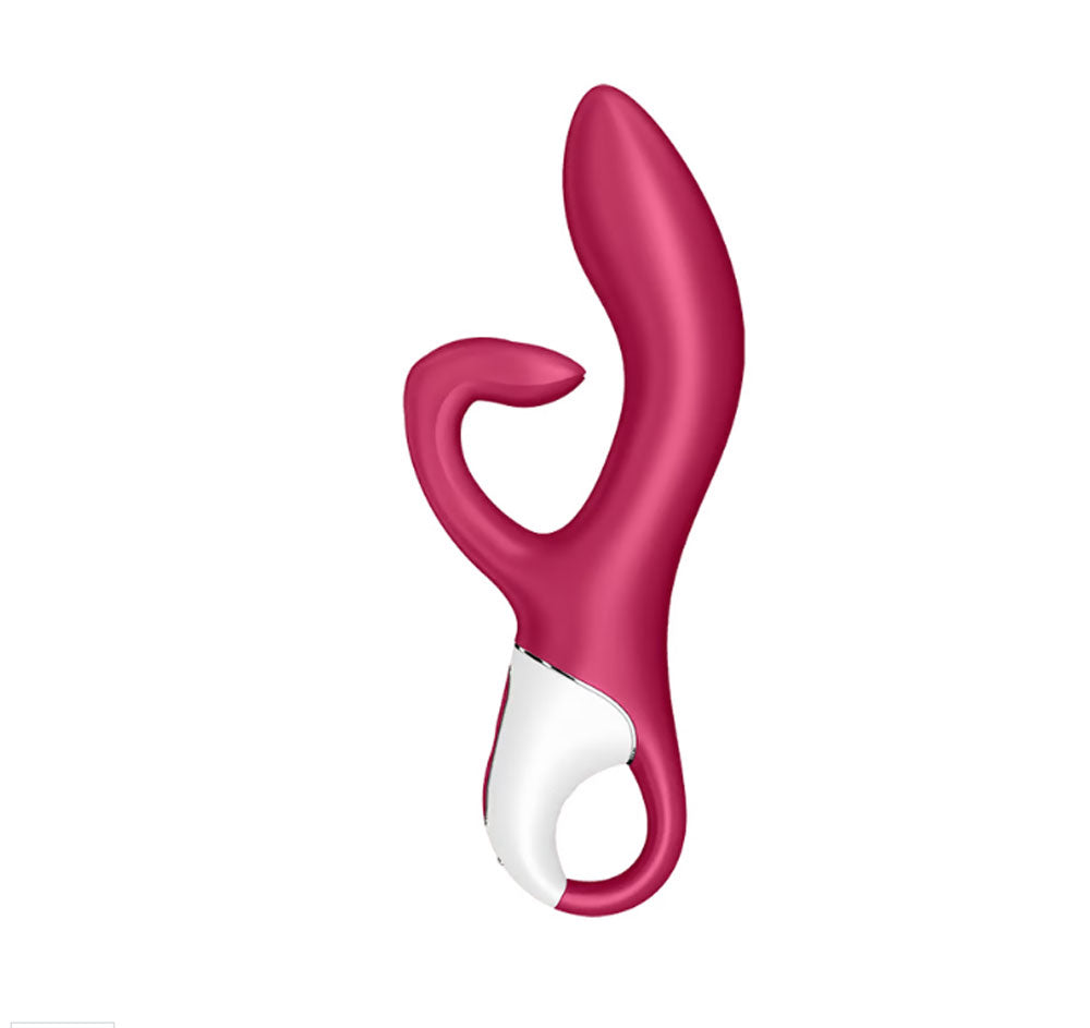 Satisfyer Embrace Me - Rabbit Vibrator - Berry - Not Very Vanilla