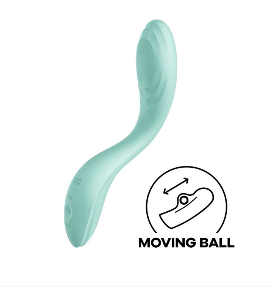 Satisfyer Rrrolling Pleasure - Vibrator - Mint - Not Very Vanilla