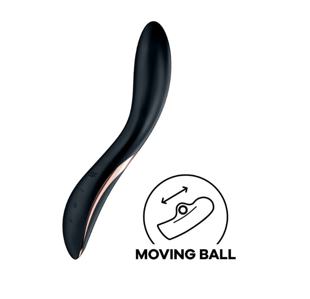 Satisfyer Rrrolling Explosion - Vibrator - Black - Not Very Vanilla