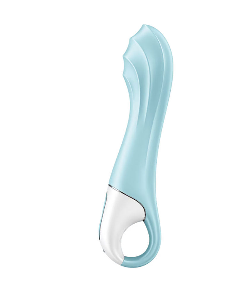 Satisfyer Air Pump Vibrator 5 Plus Inflatable G-Spot Vibrator - Blue - Not Very Vanilla