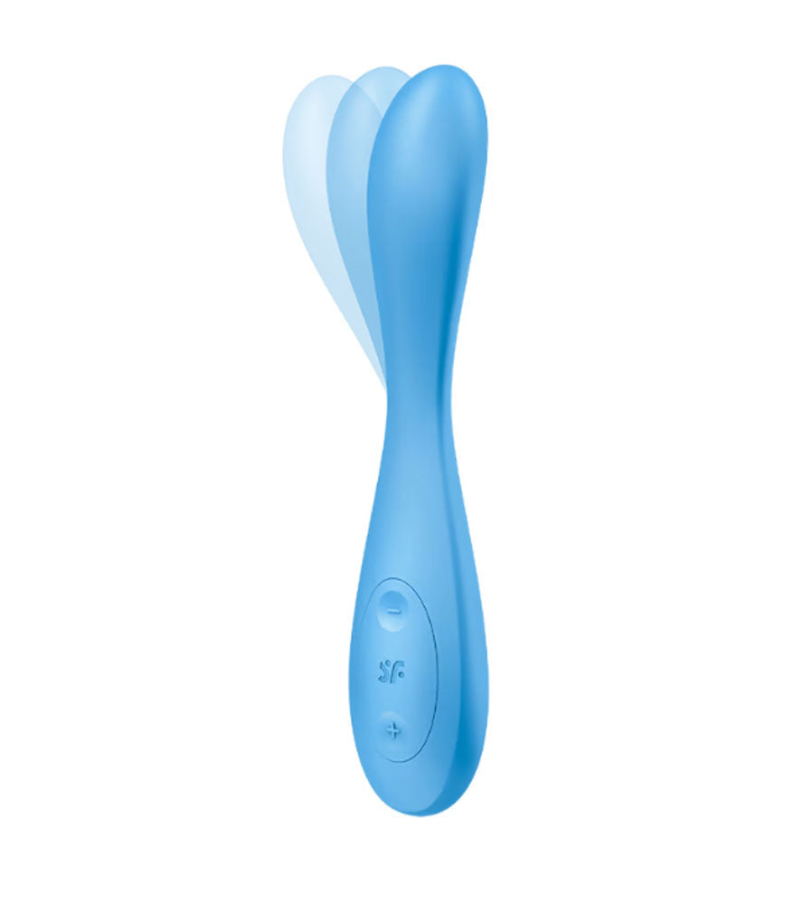 Satisfyer G-Spot Flex 4 Connect App - Multi Vibrator - Blue - Not Very Vanilla