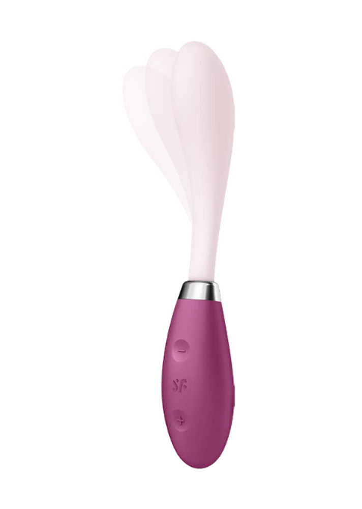 Satisfyer G-Spot Flex 3 - Multi Vibrator - Red - Not Very Vanilla