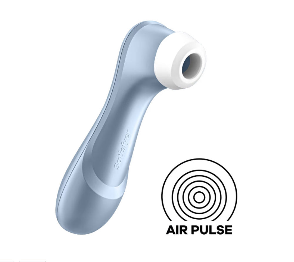 Satisfyer Pro 2 - Air Pulse Stimulator - Blue - Not Very Vanilla