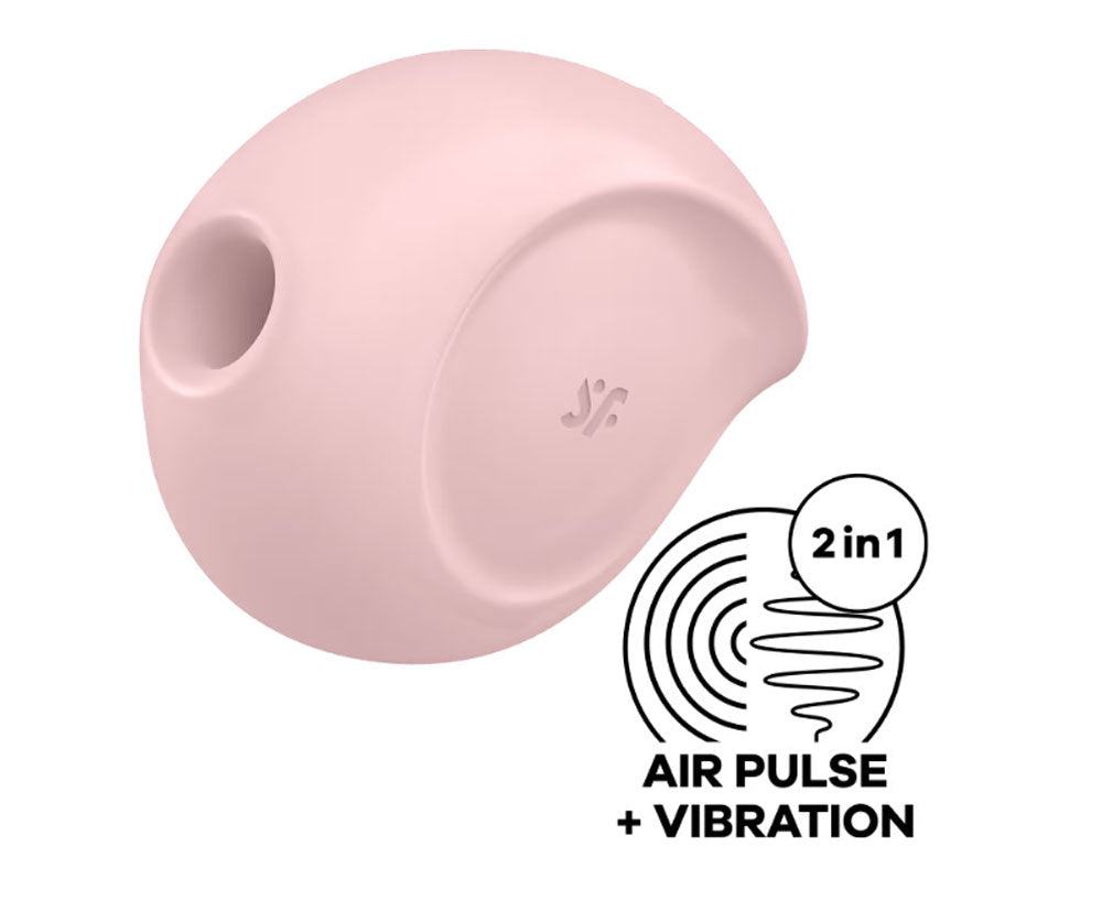 Satisfyer Sugar Rush - Air Pulse Stimulator Plus Vibration - Rose - Not Very Vanilla