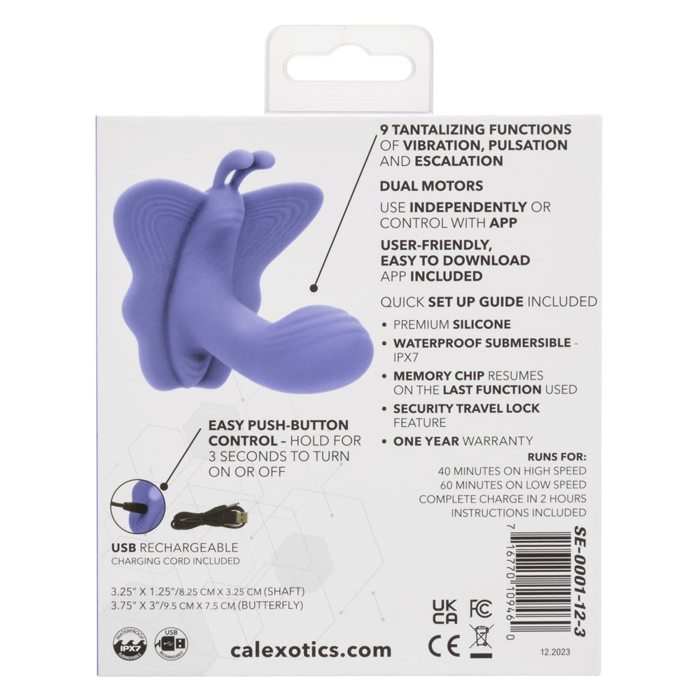 Calexotics Connect Venus Butterfly - Periwinkle - Not Very Vanilla