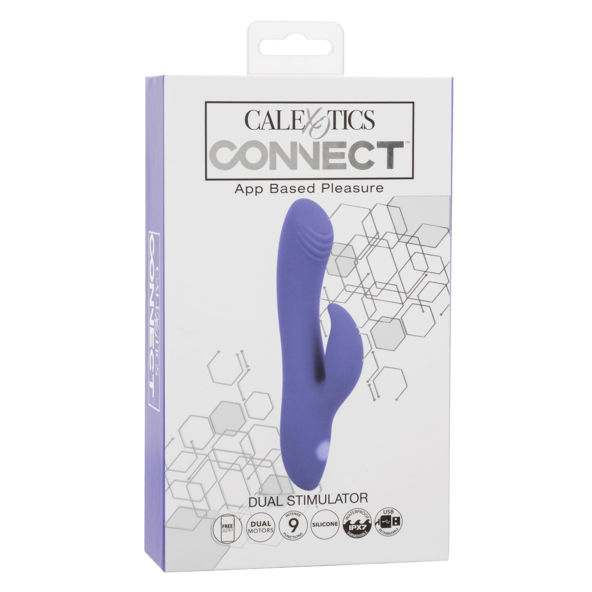 Calexotics Connect Dual Stimulator - Periwinkle - Not Very Vanilla