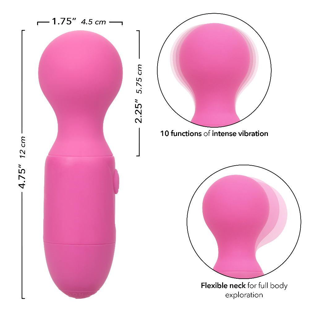 First Time Rechargeable Massager - Pink - Not Very Vanilla