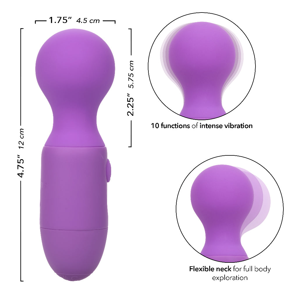 First Time Rechargeable Massager - Purple - Not Very Vanilla