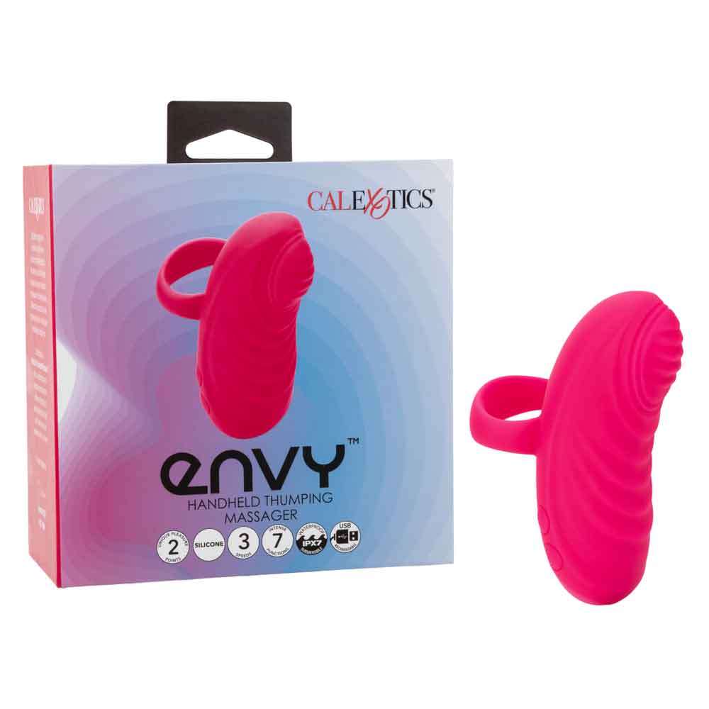 Envy Handheld Thumping Massager - Pink - Not Very Vanilla