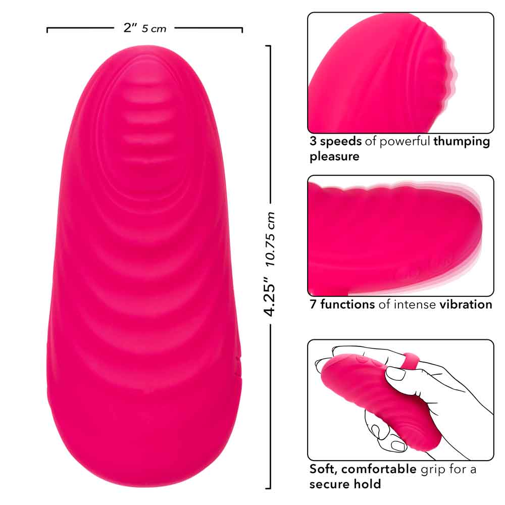 Envy Handheld Thumping Massager - Pink - Not Very Vanilla