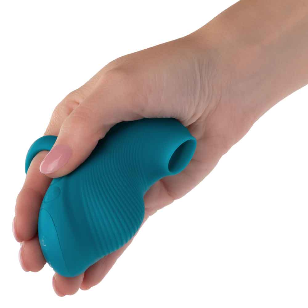 Envy Handheld Suction Massager - Blue - Not Very Vanilla