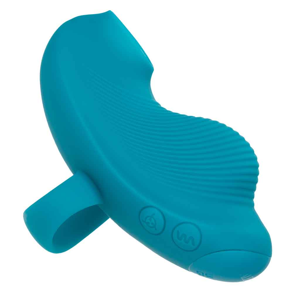 Envy Handheld Suction Massager - Blue - Not Very Vanilla