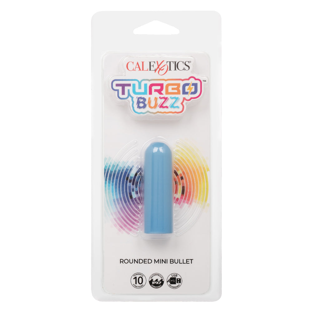 Turbo Buzz Rounded Mini Bullet - Blue - Not Very Vanilla