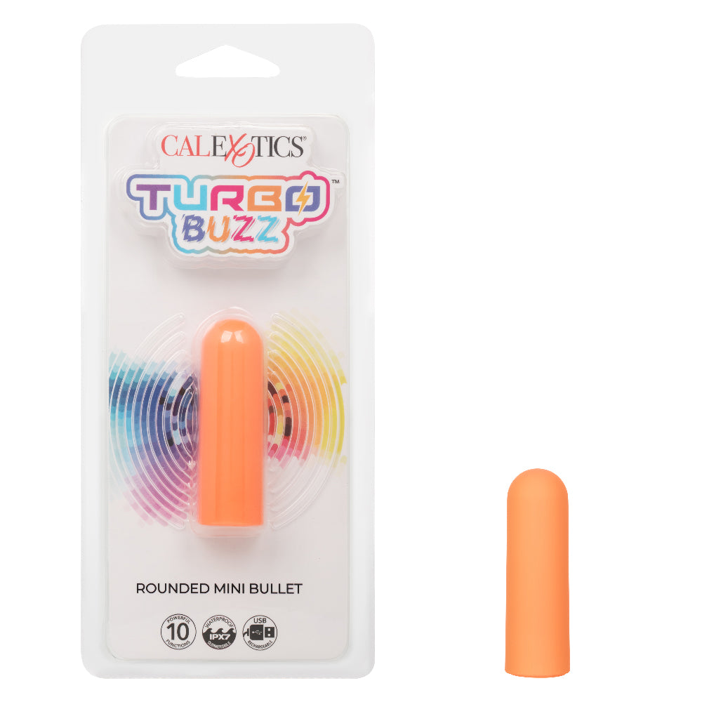 Turbo Buzz Rounded Mini Bullet - Orange - Not Very Vanilla