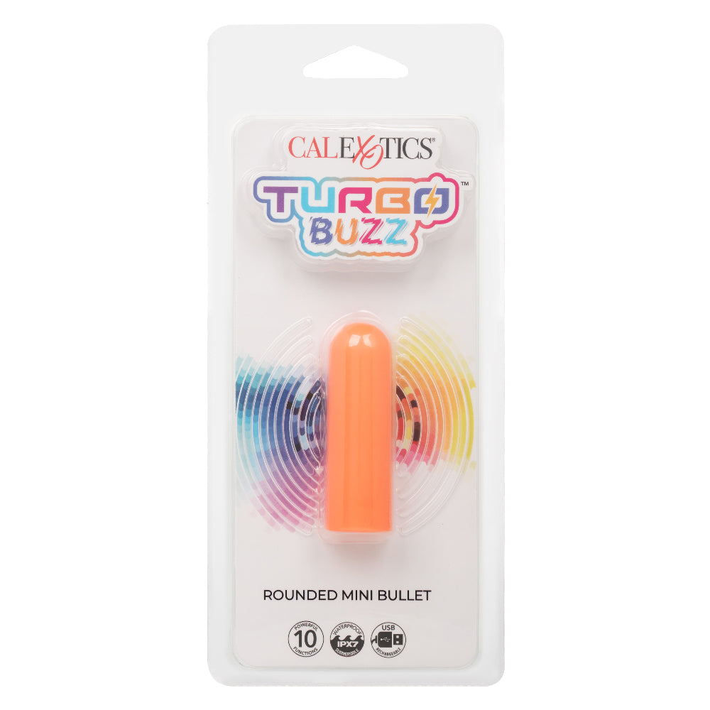 Turbo Buzz Rounded Mini Bullet - Orange - Not Very Vanilla