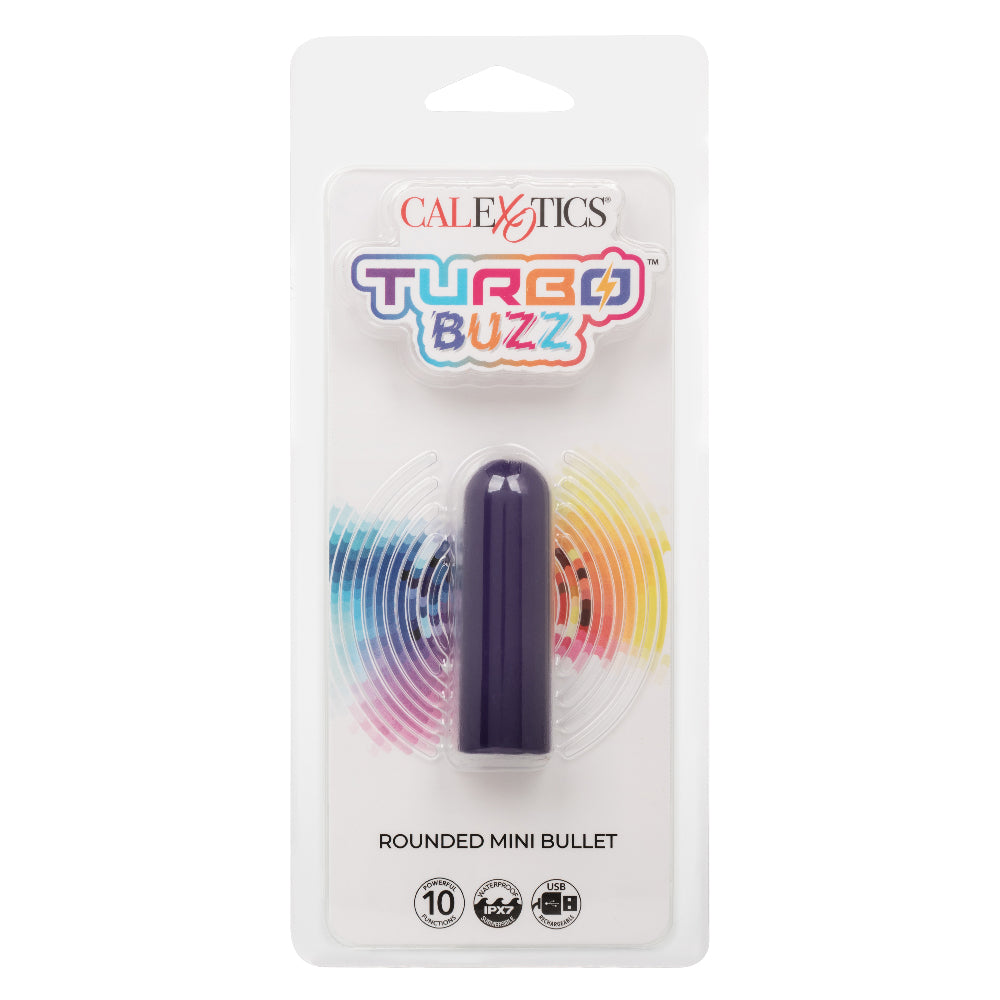 Turbo Buzz Rounded Mini Bullet - Purple - Not Very Vanilla