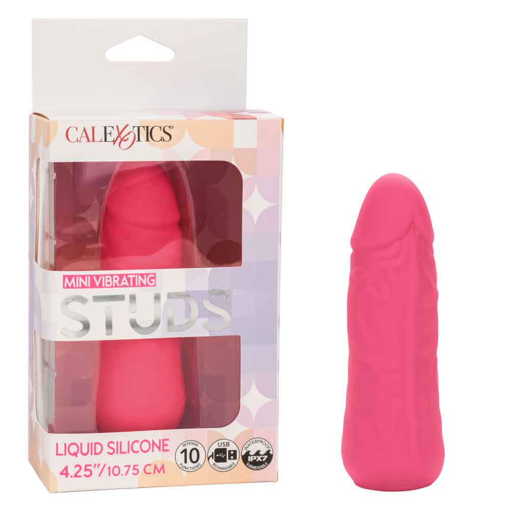 Mini Vibrating Studs - Pink - Not Very Vanilla