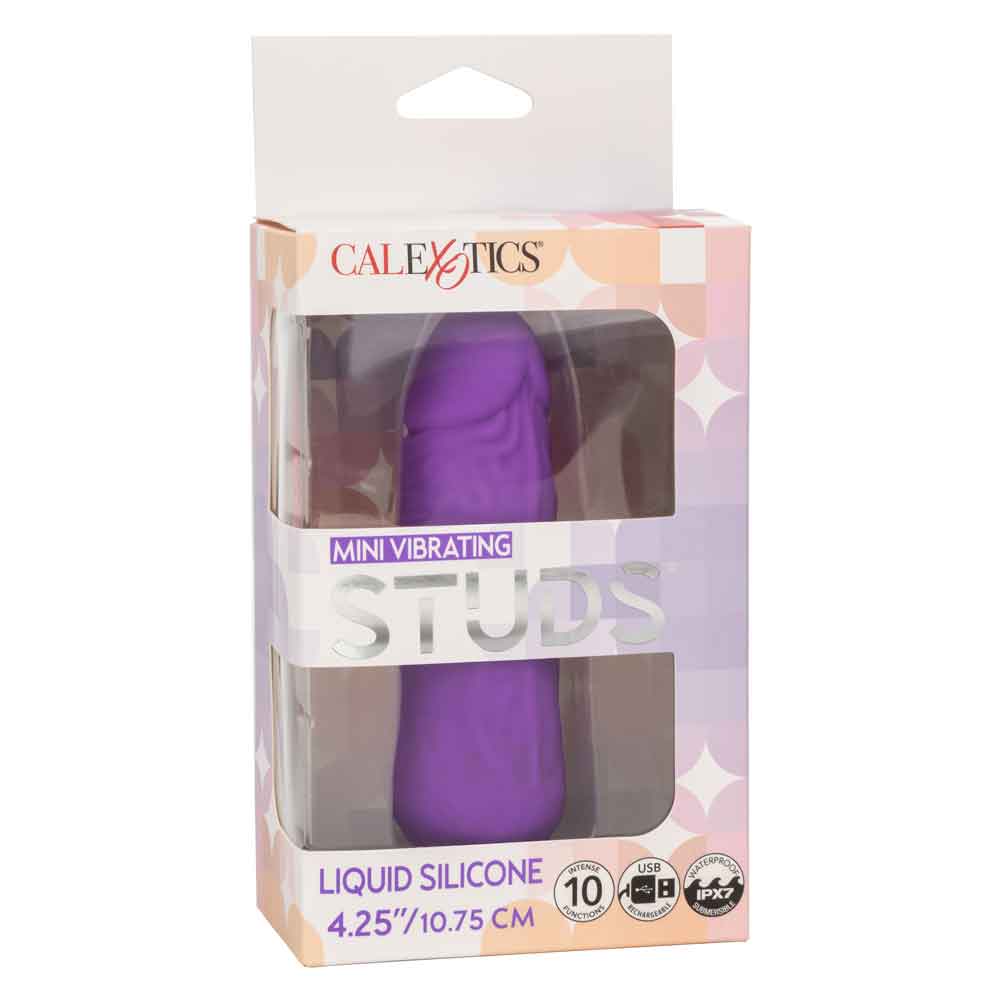 Mini Vibrating Studs - Purple - Not Very Vanilla