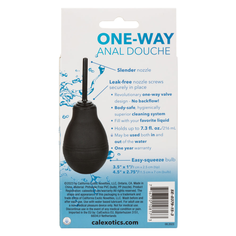 One Way Anal Douche - Black - Not Very Vanilla