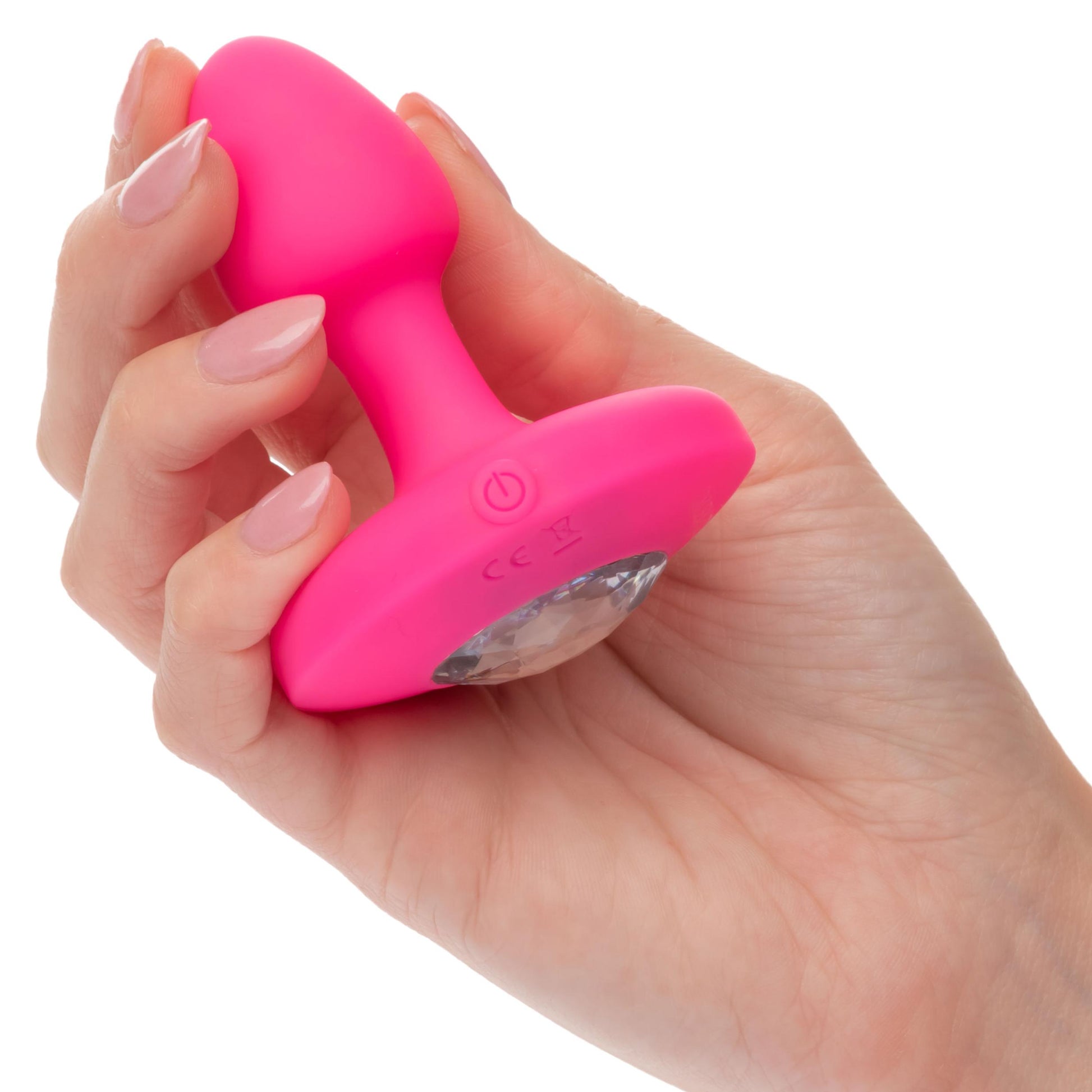 Cheeky Gems - Small Rechargeable Vibrating Probe - Vibrating Probe - Pink - Not Very Vanilla